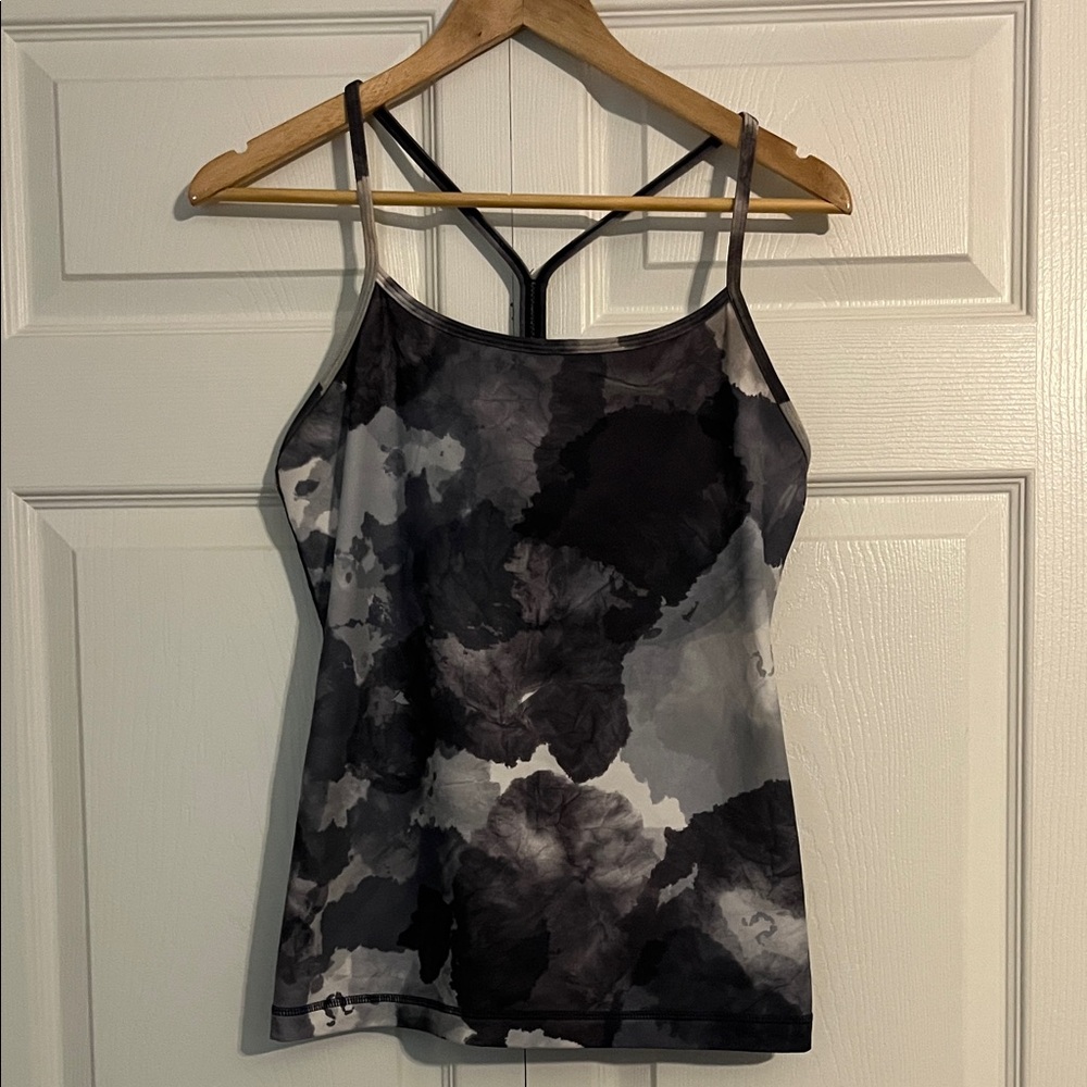 Lululemon Athletica Black and Gray Tank Top